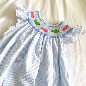 Velani Classics Girls Smocked Dress Size 6